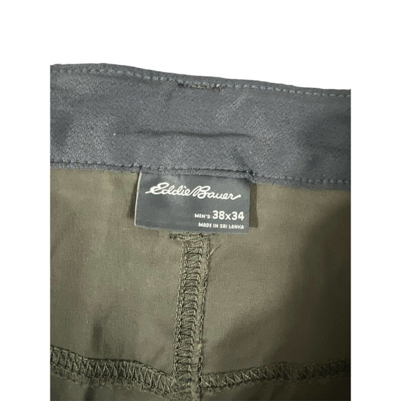 Eddie Bauer Men's Convertible Tech Pants Olive Green Size 38x34 - Picture 3 of 5